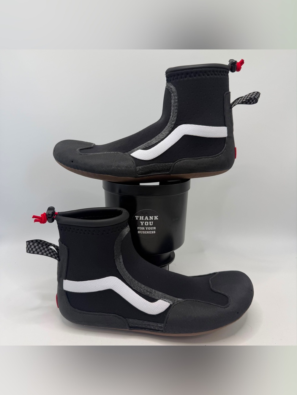 Vans Surf Boot Hi 2 Black Neoprene Water Boots Men’s 7 Women’s 8.5 NWOT